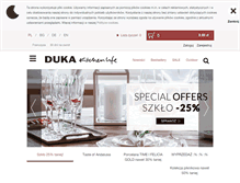 Tablet Screenshot of duka.com